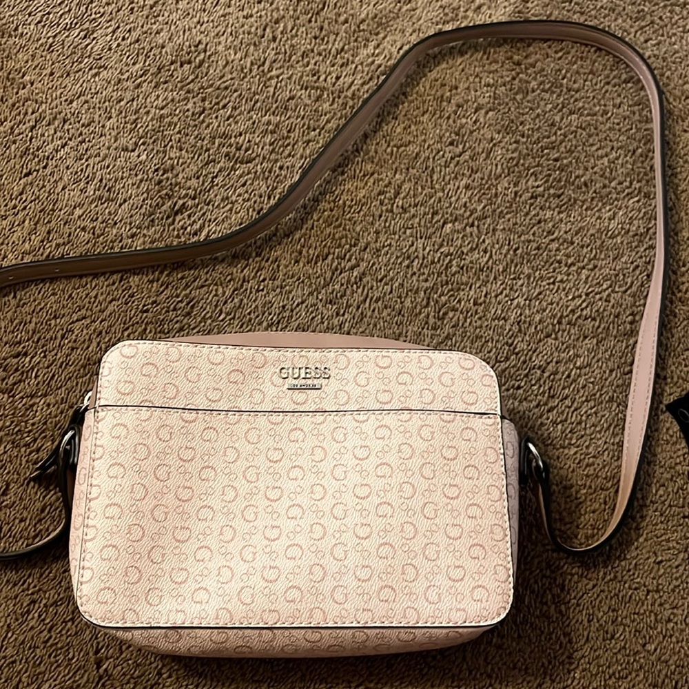 Pastel pink Guess crossbody